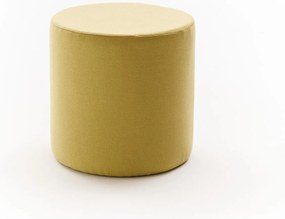 Πουφ Σκαμπό Κίτρινο BITEZ 40x40x40