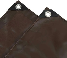 vidaXL Τέντα 650g / m² Καφέ 3 x 4 m Καμβάς με επικάλυψη PVC