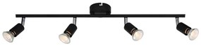 Σποτ Πολύφωτο Aca Trinity MC634BK4 Black Matt