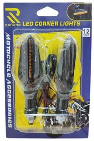 Rchang Φλας Μηχανής Πορτοκαλί σετ 2τμχ - Motorcycle Led Corner Lights
