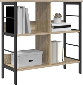 vidaXL Ράφι Βιβλίων 4 επιπέδων 82 x 32 x 79 εκ. Επεξεργασμένο Ξύλο