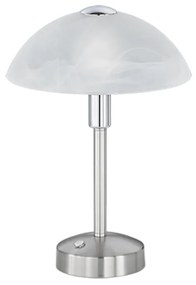 Donna Πορτατίφ με Λευκό Καπέλο και Ασημί Βάση Trio Lighting 525790107