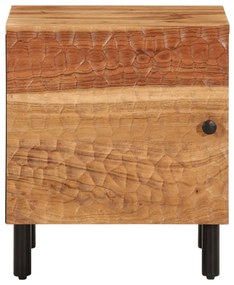 vidaXL Κομοδίνα 2 τεμ. 40 x 33 x 46 εκ. από Μασίφ Ξύλο Ακακίας