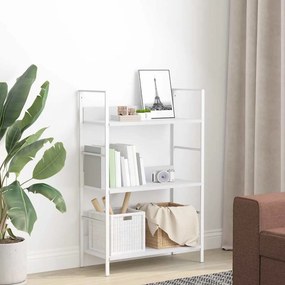 vidaXL Ραφιέρα 3 Επιπέδων Λευκή 60x27,6x90,5 εκ. Επεξεργασμένο Ξύλο