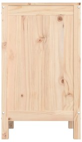 vidaXL Καλάθι Απλύτων 44 x 44 x 76 εκ. από Μασίφ Ξύλο Πεύκου