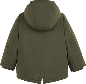 Ζεστό παρκά με κουκούλα και επένδυση από sherpa