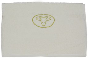 Πετσέτα με ζώδιο Προσώπου 50x100 Κριός Εκρού Viopros