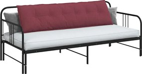 vidaXL Μαξιλάρι Πλάτης Κόκκινο 180 x 19 x 50 εκ ύφασμα