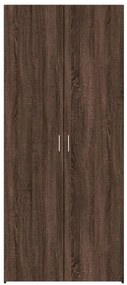 vidaXL Ντουλάπι Καφέ Δρυς 80x42,5x185 εκ. από Επεξεργασμένο Ξύλο