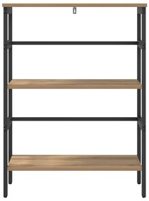 vidaXL Ράφι Βιβλίων Artisan Oak 60 x 29,5 x 81 εκ Επεξεργασμένο ξύλο