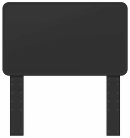 vidaXL Κεφαλάρι Μαύρη Οξυά 75 cm Επεξεργασμένο ξύλο