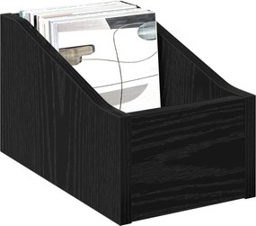 vidaXL Κουτί LP Μαύρη Δρυς 18 x 32 x 18 εκ. Επεξεργασμένο Ξύλο