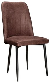 Καρέκλα Τραπεζαρίας Erieta 889-123-008 47x50x92cm Brown