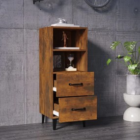vidaXL Ντουλάπι Καπνιστή Δρυς 34,5 x 34 x 90 εκ. Επεξεργασμένο Ξύλο