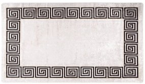 vidaXL Χαλί Πλενόμενο Αντιολισθητικό Ανοιχτό Μπεζ 190 x 300 εκ.