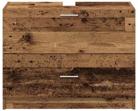 vidaXL Ντουλάπι Νεροχύτη Παλιό Ξύλο 78 x 37 x 59 cm Επεξεργασμένο ξύλο