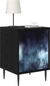 vidaXL Κομοδίνο RAALTE 2 τμχ. Μαύρη Δρυς 36 x 33 x 51 εκ.