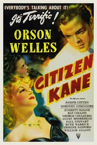 Αναπαραγωγή Citizen Kane, Orson Welles (Vintage Cinema / Retro Movie Theatre Poster / Iconic Film Advert)