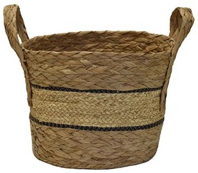 Καλάθι Ψάθινο 00.06.67537 30x25cm Natural-Ecru Mat