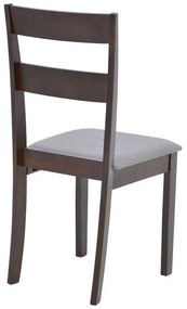 Καρέκλα Dallan  pakoworld σε καρυδί απόχρωση 40x47.5x89εκ