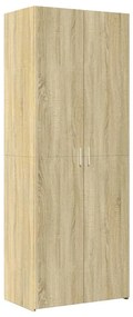 vidaXL Ντουλάπι Sonoma Δρυς 70x42,5x185 εκ. από Επεξεργασμένο Ξύλο