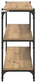 vidaXL Βιβλιοθήκη artisan δρυς 100 x 33 x 71 εκ Επεξεργασμένο ξύλο