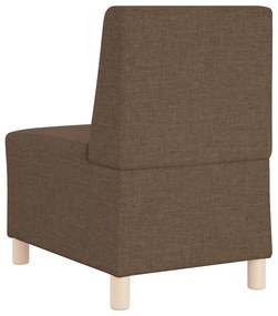 vidaXL Μοναδικός Καναπές χωρίς Χερούλια 2 pcs Καφέ 55 x 74 x 82 εκ.