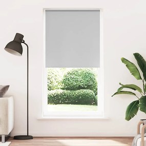 vidaXL Ρολέρ Μπλακάουτ ανοιχτό γκρι 95x230 cm Πλάτος υφάσματος 90,7 cm