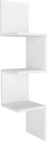 Ράφι Τοίχου Λευκό CORNER 25x25x105,4