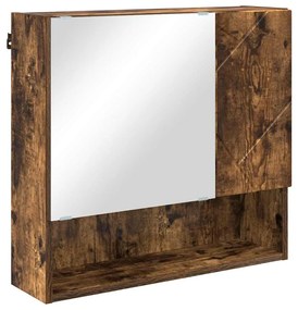 vidaXL Σετ Επίπλων Μπάνιου 5 pcs Καπνιστή δρυς 61 x 35 x 64 εκ.