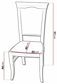 Καρέκλα Sparks 157, 97x45x40cm, 6 kg, Ταπισερί, Ξύλινα, Ξύλο, Ξύλο: Οξιά | Epipla1.gr