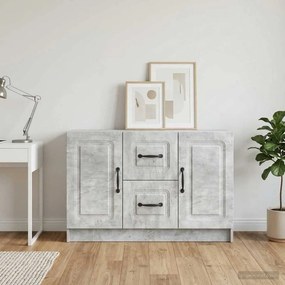 vidaXL Πλαϊνό γραφείο Γκρι Σκυροδέματος 89 x 34,5 x 57 εκ.