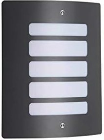 Απλίκες τοίχου Brilliant Ανθρακί Πλαστική ύλη 60 W E27