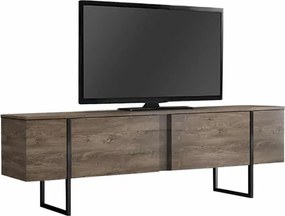 Έπιπλο τηλεόρασης Luxe καρυδί 180x30x50εκ