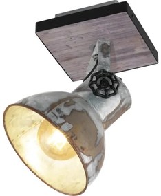 Φωτιστικό Οροφής Τοίχου μονόφωτο zinc Barnstaple Eglo-49648-Ασημί 49648