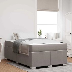 vidaXL Σκελετός Κρεβατιού Taupe 120 x 200 cm ύφασμα