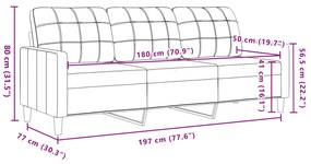 ΚΑΝΑΠΕΣ ΤΡΙΘΕΣΙΟΣ ΜΠΛΕ 180 ΕΚ. ΒΕΛΟΥΔΙΝΟΣ 4007643