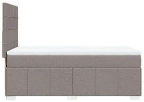 ΚΡΕΒΑΤΙ BOXSPRING ΜΕ ΣΤΡΩΜΑ TAUPE 90X200 ΕΚ. ΥΦΑΣΜΑΤΙΝΟ 3291555