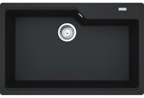Franke Urban UBG 610-78 Matt Black Γρανιτένιος Νεροχύτης 80cm