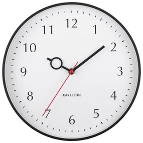Ρολόι Τοίχου (Φ30) Karlsson Loupe Black