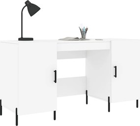 vidaXL Γραφείο Λευκό 140 x 50 x 75 εκ. από Επεξεργασμένο Ξύλο
