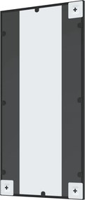 vidaXL Καθρέφτης Ορθογώνιος Μαύρος 40 x 80 εκ. από Σίδερο