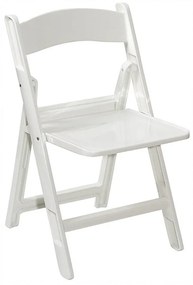 Καρέκλα Πτυσσόμενη Tiger 01-00-1440 46x45x77cm Glossy White