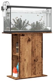 vidaXL Βάση Ενυδρείου Όψη Παλαιού Ξύλου 36x75x72,5 εκ. Επεξ. Ξύλο
