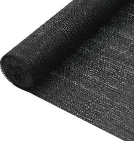 vidaXL Δίχτυ Σκίασης Μαύρο 2 x 10 μ. από HDPE 75 γρ./μ²