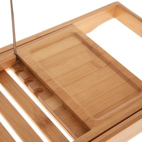 Πλατό μπανιέρας Platon pakoworld φυσικό bamboo 70x15x4,5εκ - 199-000551