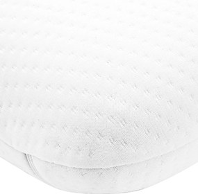 vidaXL Μαξιλάρι Ύπνου Μονόχρωμο Λευκό 70 x 36 x 13 εκ