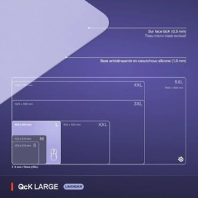 Χαλί ποντικιών SteelSeries Λιλά