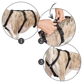 Λουρί Σκύλου Hunter 48-70 cm Μαύρο S/M