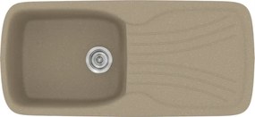 Sanitec Classic 308 (97×51) - Γρανιτένιος νεροχύτης - Granite Taupe